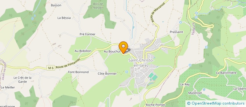 localisation de l'entreprise LES MATRUS DU RALLYE  SAINT-CHRISTO-EN-JAREZ