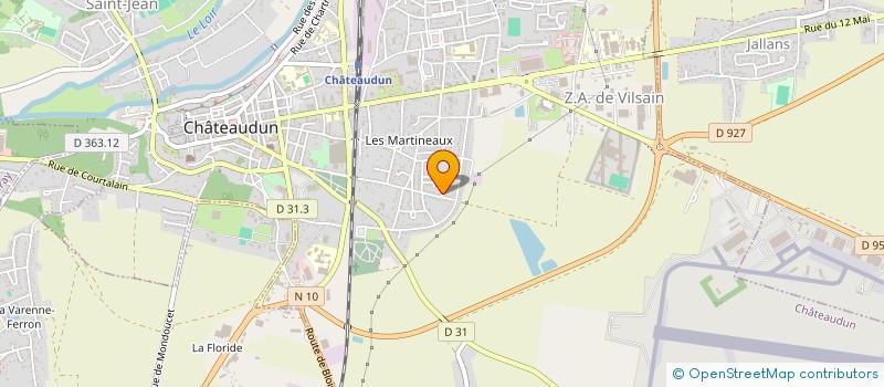 localisation de l'entreprise LES MATT'LAU DES SABLES à CHATEAUDUN
