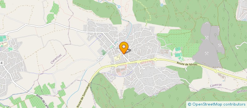 localisation de l'entreprise LES MAUCHE  CAVEIRAC