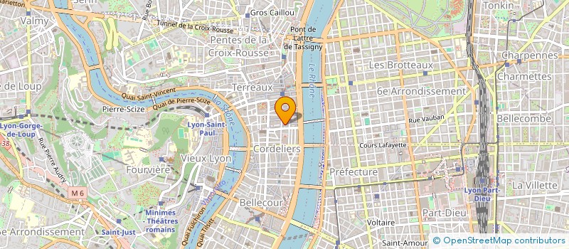 localisation de l'entreprise LES MAUMES à LYON