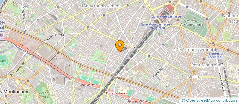 localisation de l'entreprise LES MAURICETTES  PARIS