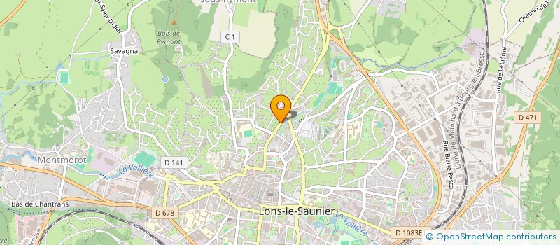 localisation de l'entreprise LES MAUVAIS GARCONS DU JURA à LONS-LE-SAUNIER