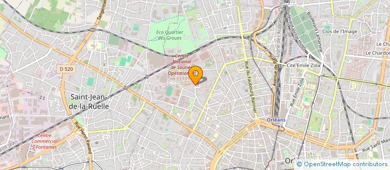 localisation de l'entreprise LES MAUVES à ORLEANS