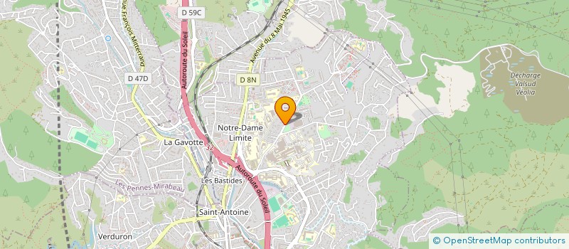 localisation de l'entreprise LES MAUVESTIS à MARSEILLE