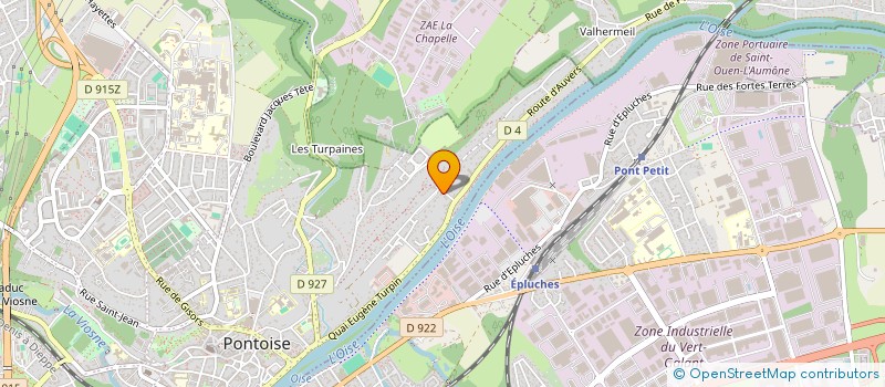 localisation de l'entreprise LES MAUX A VELO à PONTOISE