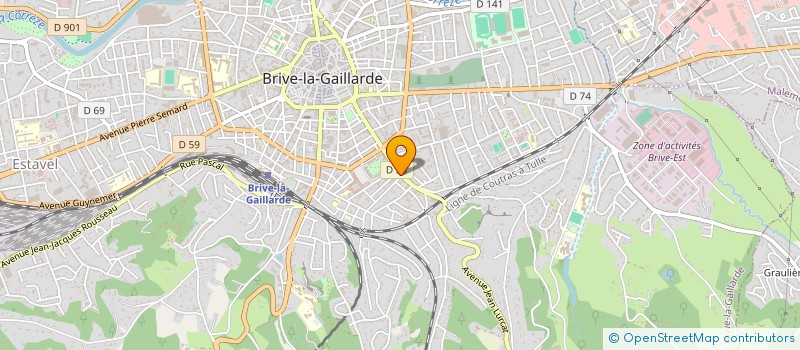 localisation de l'entreprise LES MAUX D'ENFANTS LES MOTS RESILIENTS à BRIVE-LA-GAILLARDE