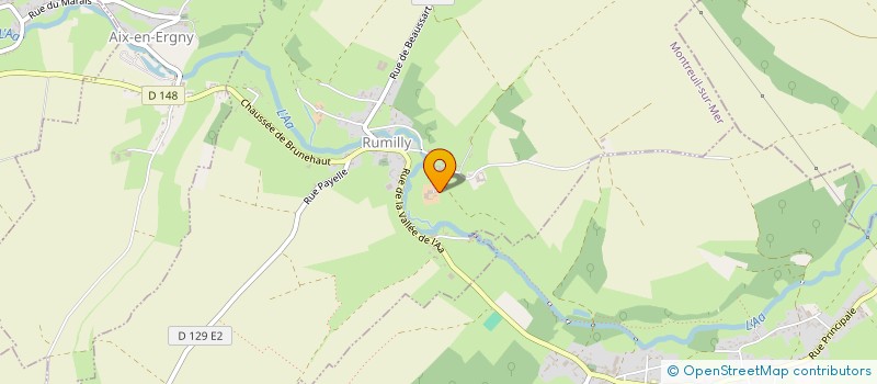 localisation de l'entreprise LES MAWE  RUMILLY