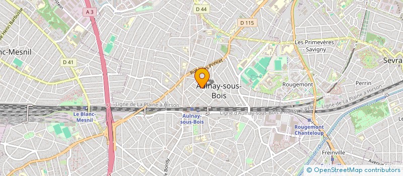 localisation de l'entreprise LES MAXOU'S à AULNAY-SOUS-BOIS