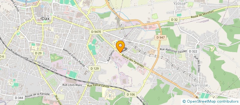 localisation de l'entreprise LES MAY  NARROSSE