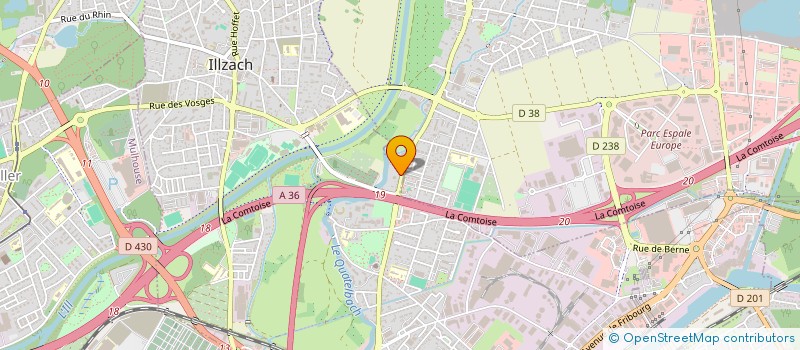 localisation de l'entreprise LES MAYERS  ILLZACH