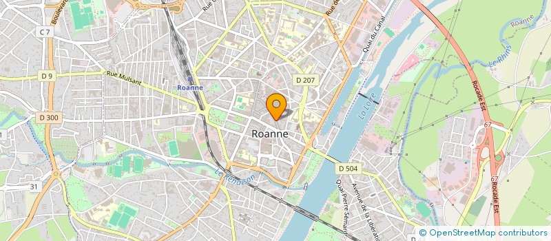 localisation de l'entreprise LES MAYLIES à ROANNE