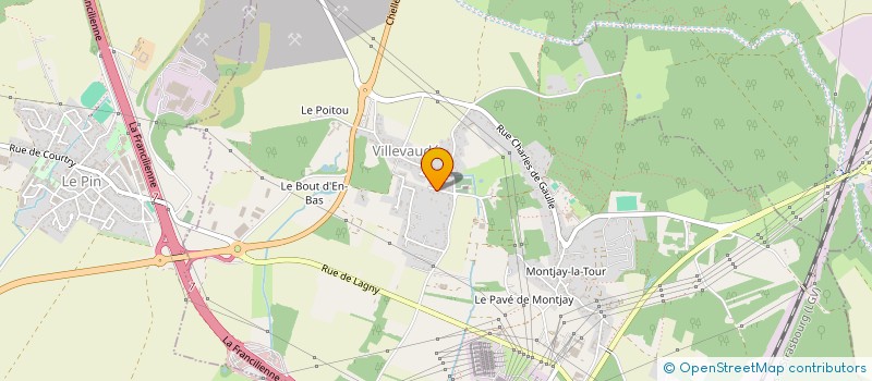 localisation de l'entreprise LES MAYONS REUNIS  VILLEVAUDE