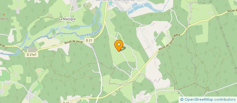 localisation de l'entreprise LES MAZEAUX  LAMONZIE-MONTASTRUC