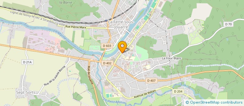 localisation de l'entreprise LES MAZETS DE LA NARTELLE à LA FERTE-SOUS-JOUARRE