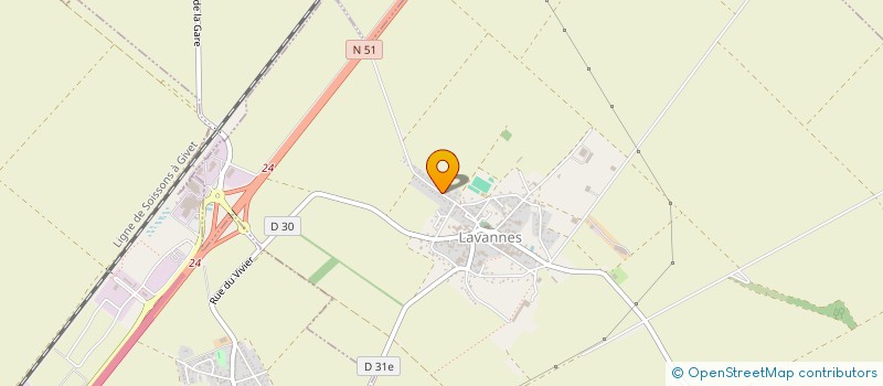 localisation de l'entreprise LES MAZETTES  LAVANNES