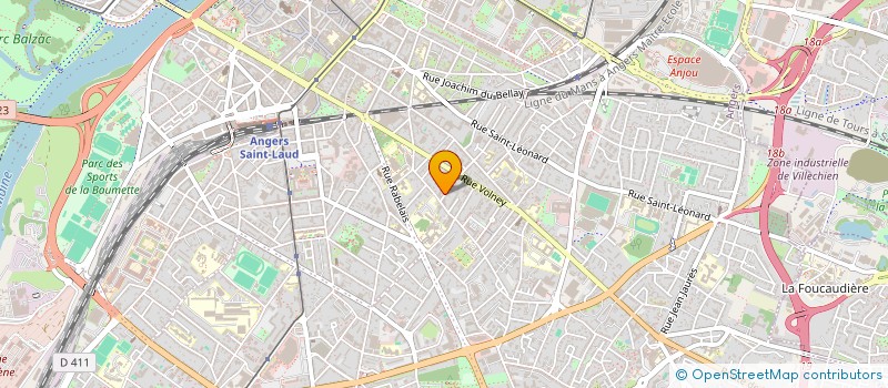 localisation de l'entreprise LES MECANIQUES DU MOUVEMENT à ANGERS