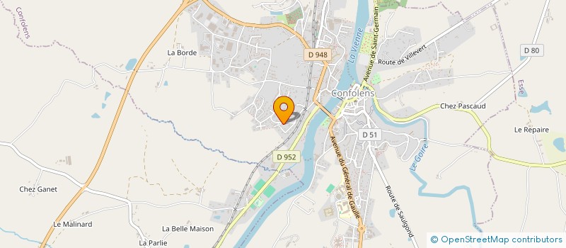 localisation de l'entreprise LES MECANO AU TROPHY à CONFOLENS