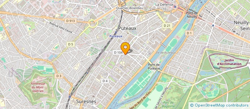 localisation de l'entreprise LES MEDECINS DU VETEMENT  PUTEAUX