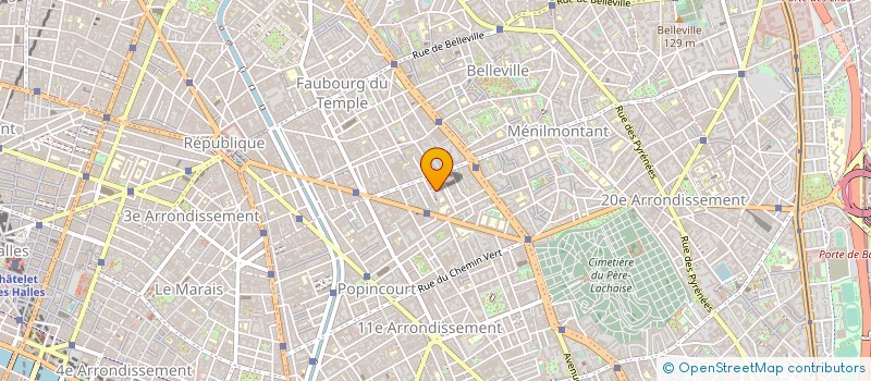localisation de l'entreprise LES MEDIAS ACTUELS à PARIS