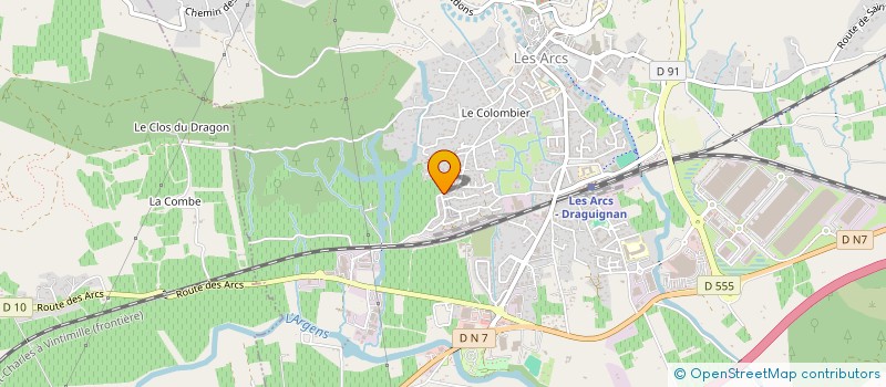 localisation de l'entreprise LES MEDIEVALES-LES ARCS à LES ARCS