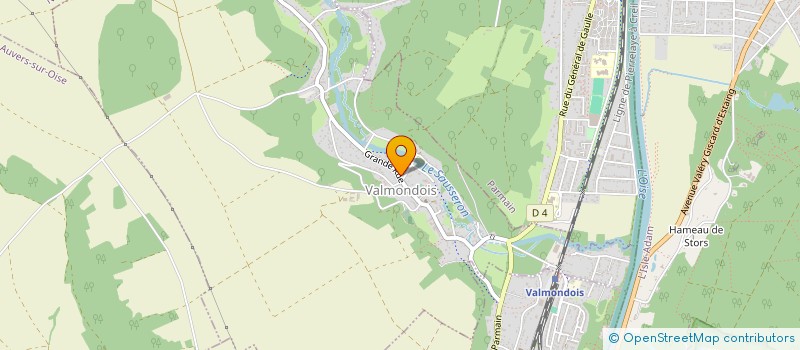 localisation de l'entreprise LES MEDUSES  VALMONDOIS