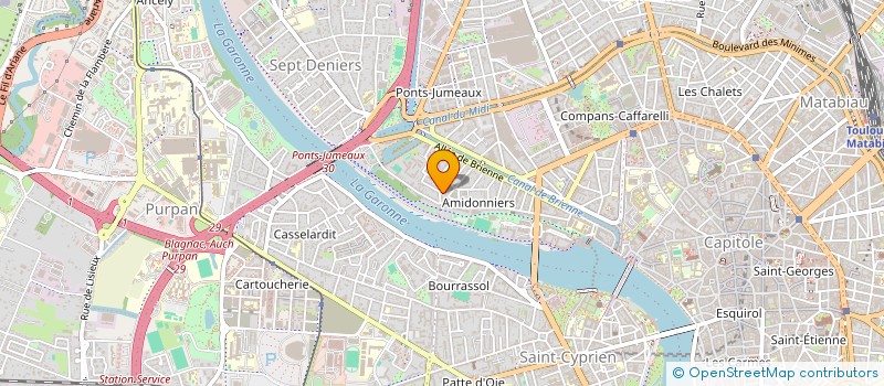localisation de l'entreprise LES MEDUSES LAURAGAISES à TOULOUSE