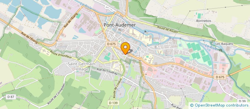 localisation de l'entreprise LES MEGALITHES à PONT-AUDEMER