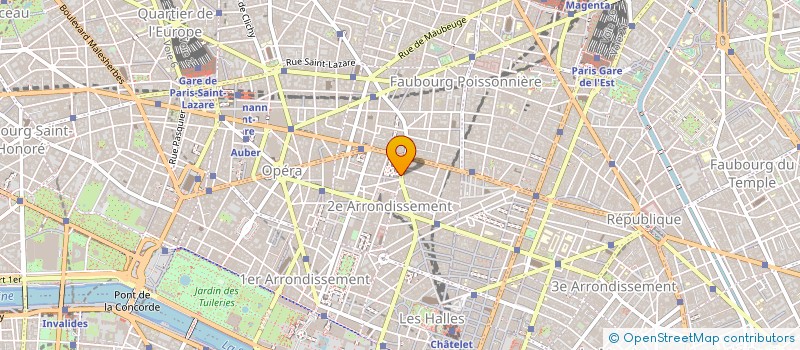 localisation de l'entreprise LES MEILLEURES SPECIALITES à PARIS
