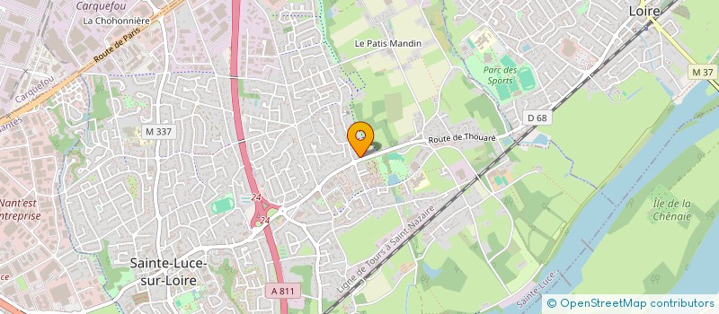 localisation de l'entreprise LES MEILLEURS  SAINTE-LUCE-SUR-LOIRE