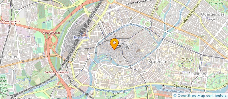 localisation de l'entreprise LES MEIROTTES à STRASBOURG