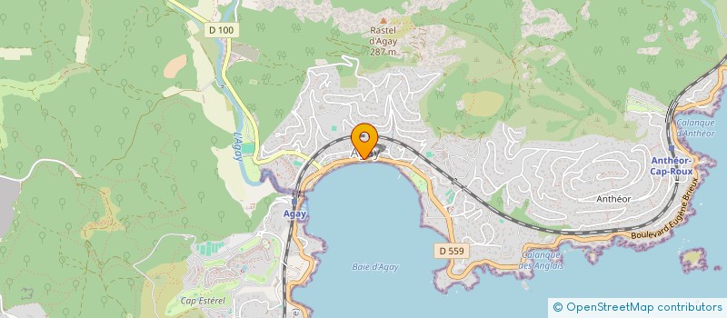 localisation de l'entreprise LES MEISSUGUES à SAINT-RAPHAEL