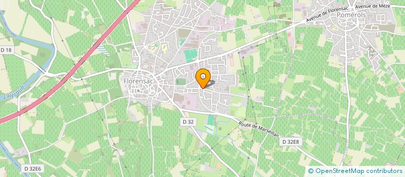 localisation de l'entreprise LES MEJARIES à FLORENSAC