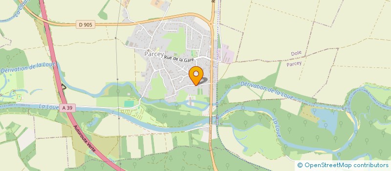 localisation de l'entreprise LES MELEZES  CHOISEY