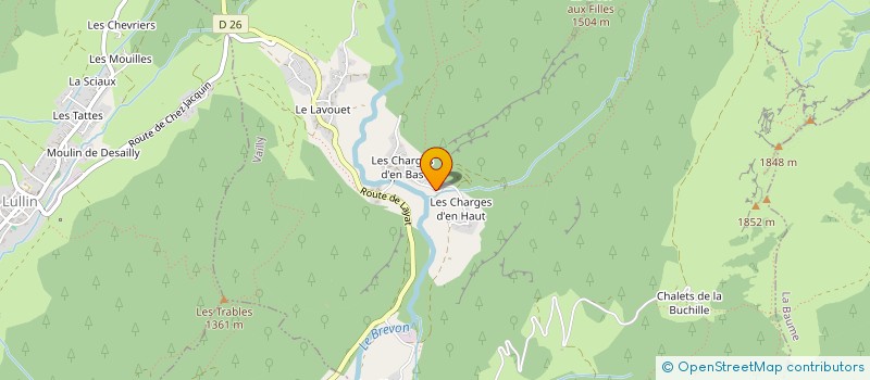 localisation de l'entreprise LES MELEZES à VAILLY