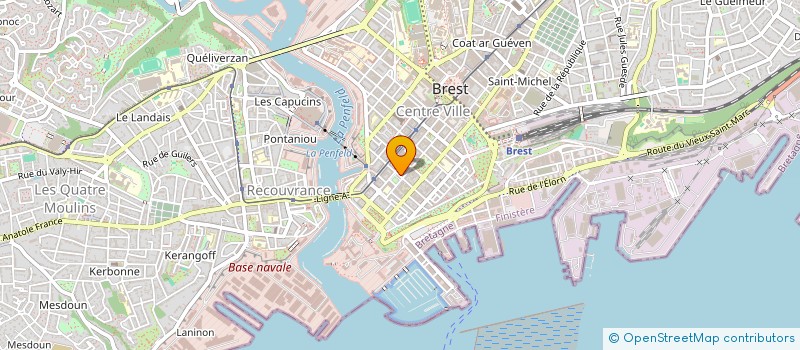 localisation de l'entreprise LES MELEZES  BREST