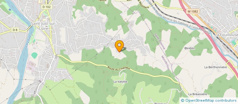 localisation de l'entreprise LES MELEZES SERRE CHE  SAINT-JUST-SAINT-RAMBERT