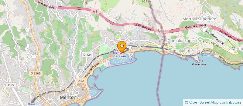 localisation de l'entreprise LES MELIADES à MENTON