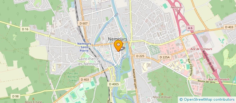 localisation de l'entreprise LES MELIES à NEMOURS