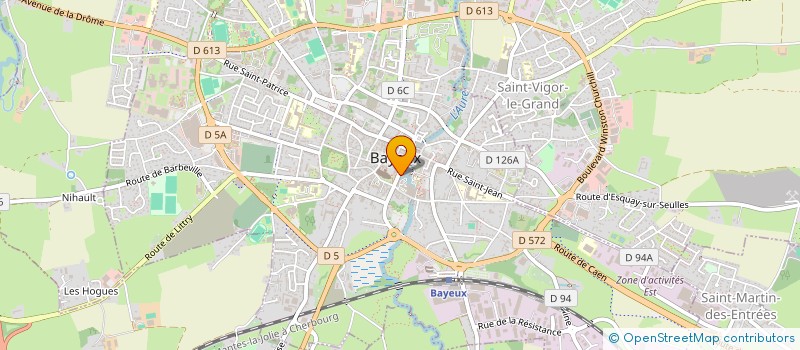 localisation de l'entreprise LES MELILOTS à BAYEUX