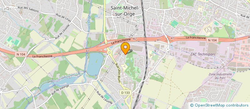 localisation de l'entreprise LES MELODIES URBAINES à BRETIGNY-SUR-ORGE