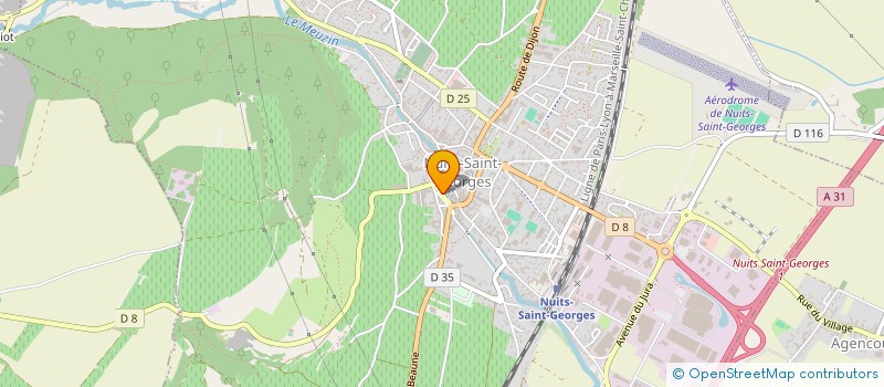 localisation de l'entreprise LES MEMISES à NUITS-SAINT-GEORGES