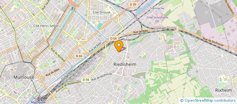 localisation de l'entreprise LES MEMPAPEURS MULHOUSE  MULHOUSE