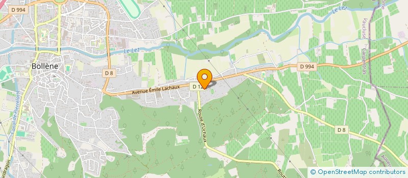 localisation de l'entreprise LES MENAGES DE MANON  BOLLENE