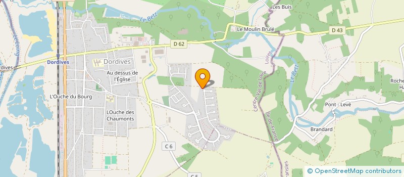 localisation de l'entreprise LES MENESTRELS à DORDIVES