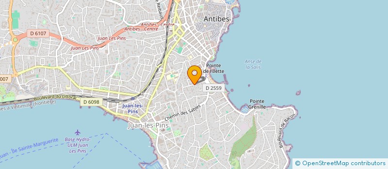 localisation de l'entreprise LES MENESTRELS D'ANTIBES à ANTIBES