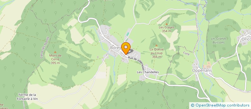 localisation de l'entreprise LES MENETS  LES MAGNY