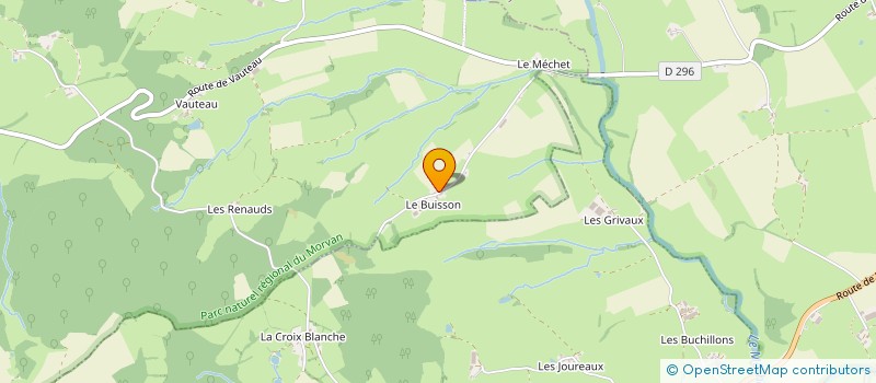 localisation de l'entreprise LES MENEURS DU BEUCHON  GRANDE-VERRIERE (LA)