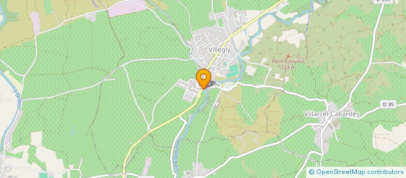 localisation de l'entreprise LES MENTHES SAUVAGES  VILLEGLY