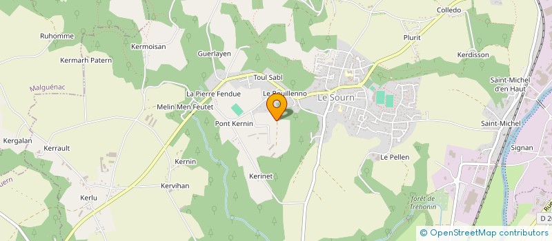 localisation de l'entreprise LES MENUIRES-MONTAGNETTE  LE SOURN