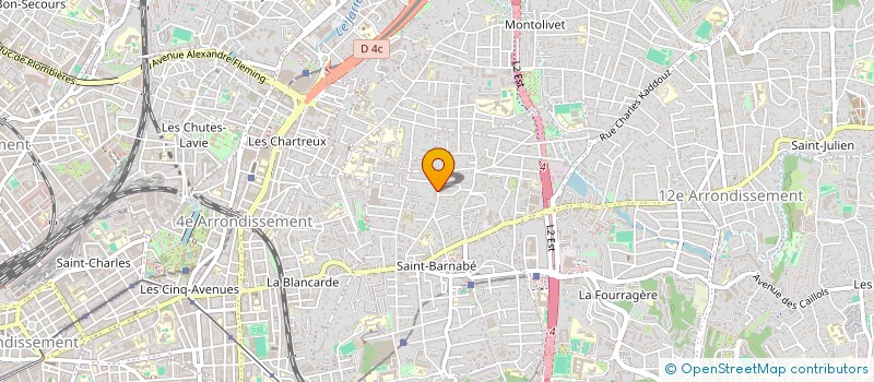 localisation de l'entreprise LES MENUISERIE DE FABRICE à MARSEILLE